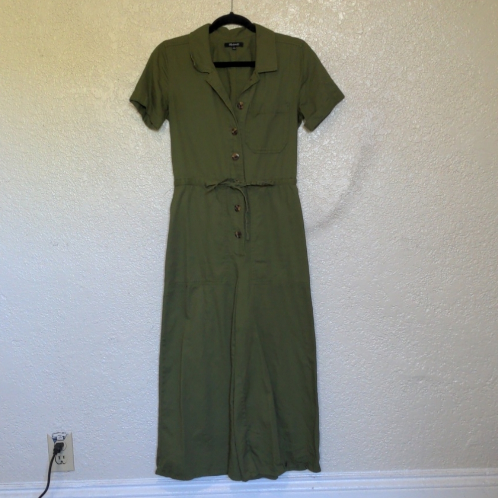 Madewell Olive Green Jumpsuit